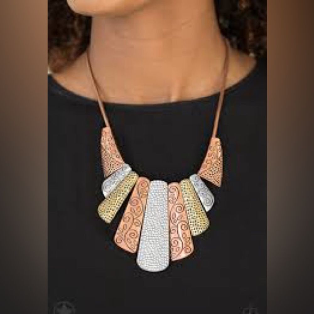 Elegant Multicolor Statement Necklace